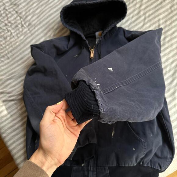 Vintage Oversized Painter Carhartt Hooded J280 Work Jacket - Picture 5 of 8